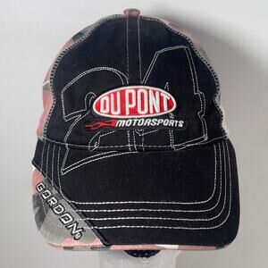 Jeff Gordon 24 NASCAR Chase Authentics Dupont Motorsports Racing Cap Adj Strap